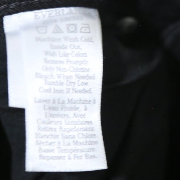 NWT Everlane The Slim Fit Jean Low Stretch Men's Black Size 28x32 - Picture 6 of 9